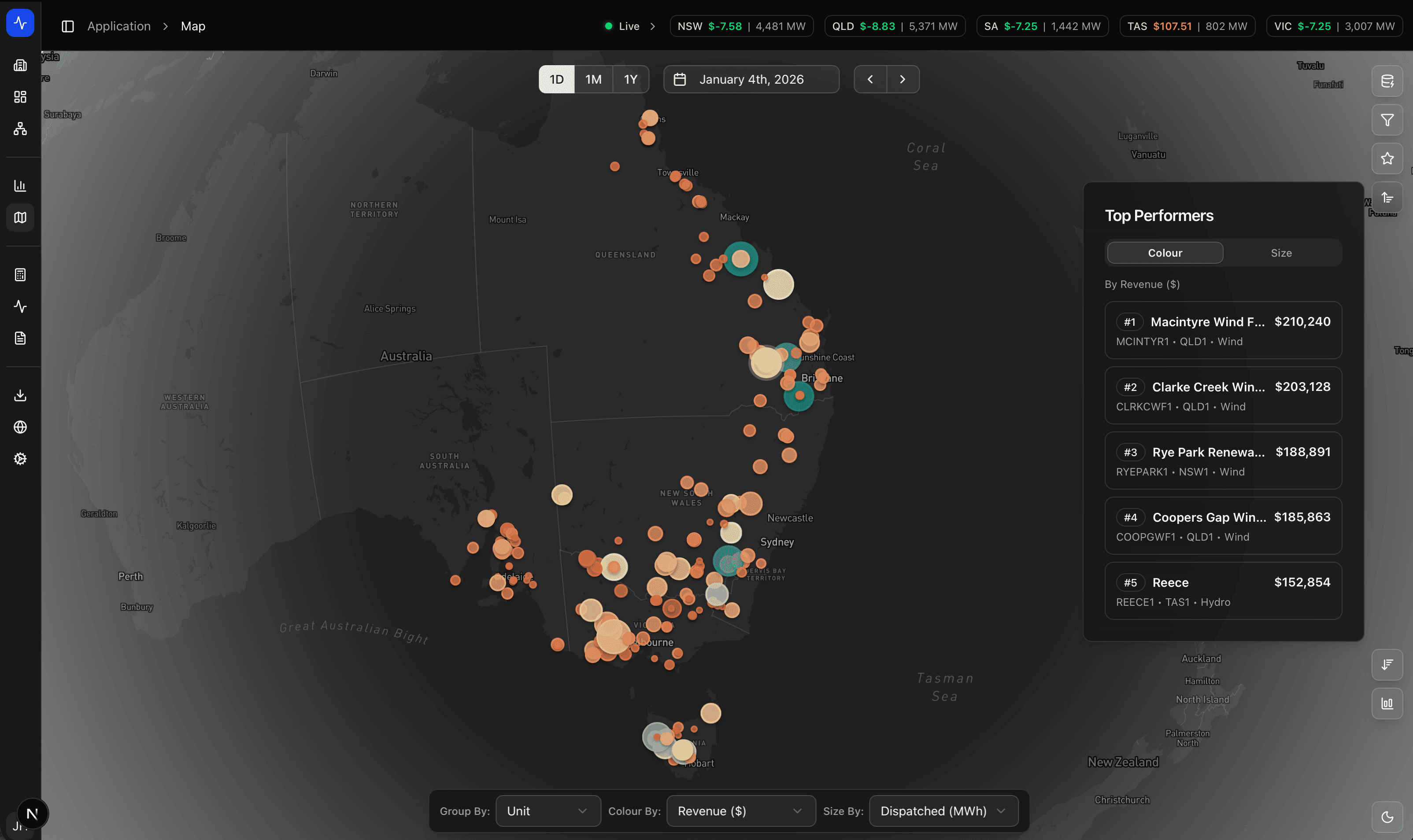 Hero screenshot - dark mode